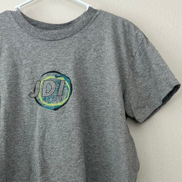 Vintage Nike JDI Just do it swoosh 90s graphic t-Shirt made USA sporty size L - Picture 2 of 9
